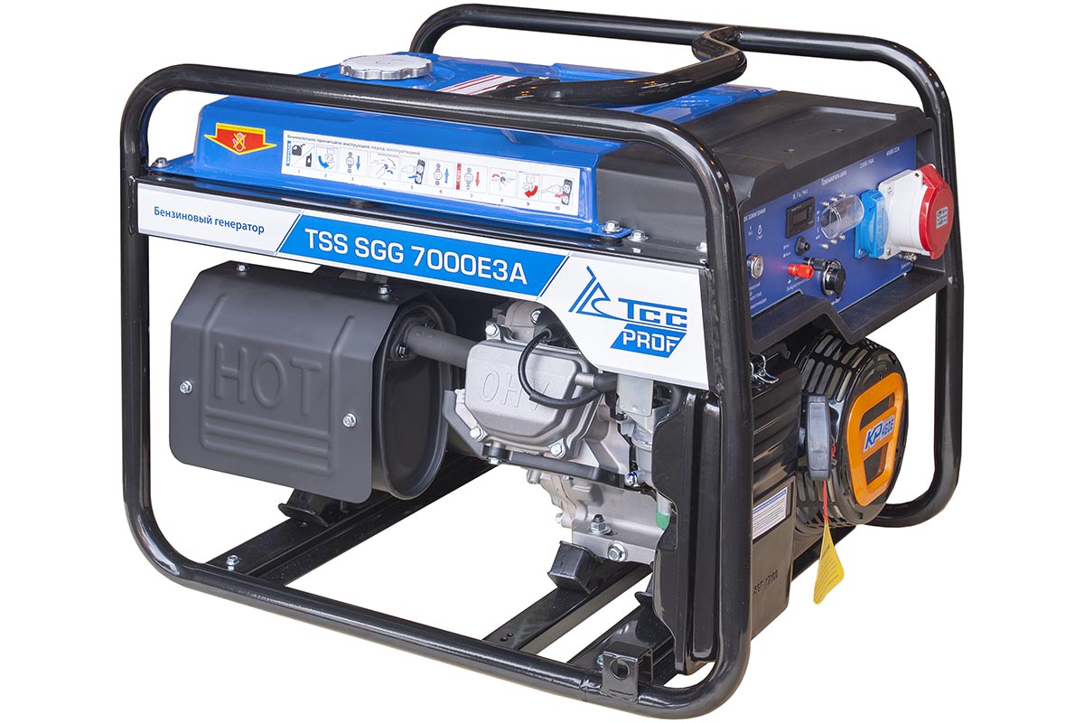 картинка Бензиновый генератор 7 кВт с АВР ТСС SGG 7000E3A