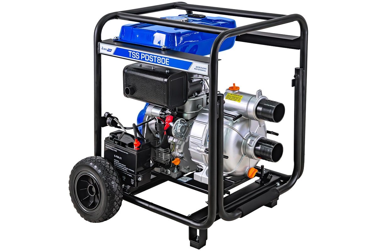 картинка Мотопомпа дизельная TSS PDST80E (с электростартом, АКБ)